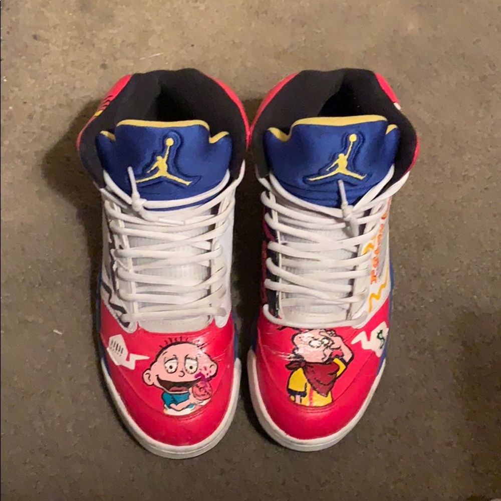 custom jordan lancy 5